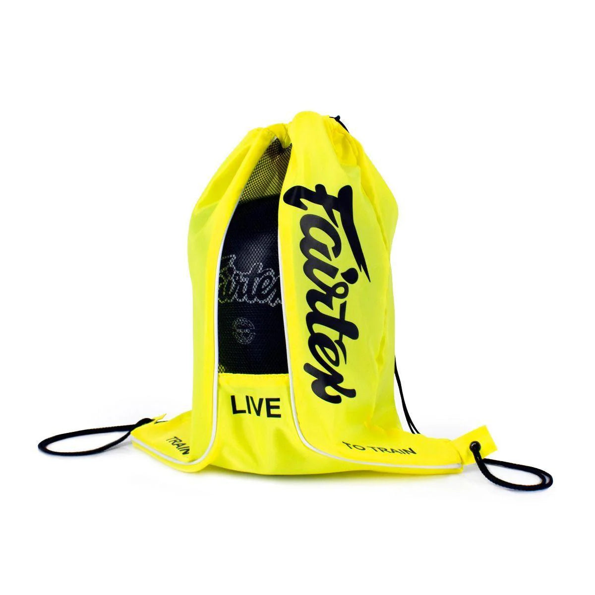 Fairtex SACK - BEACH BAG (Black-Orange-Yellow) - BAG6
