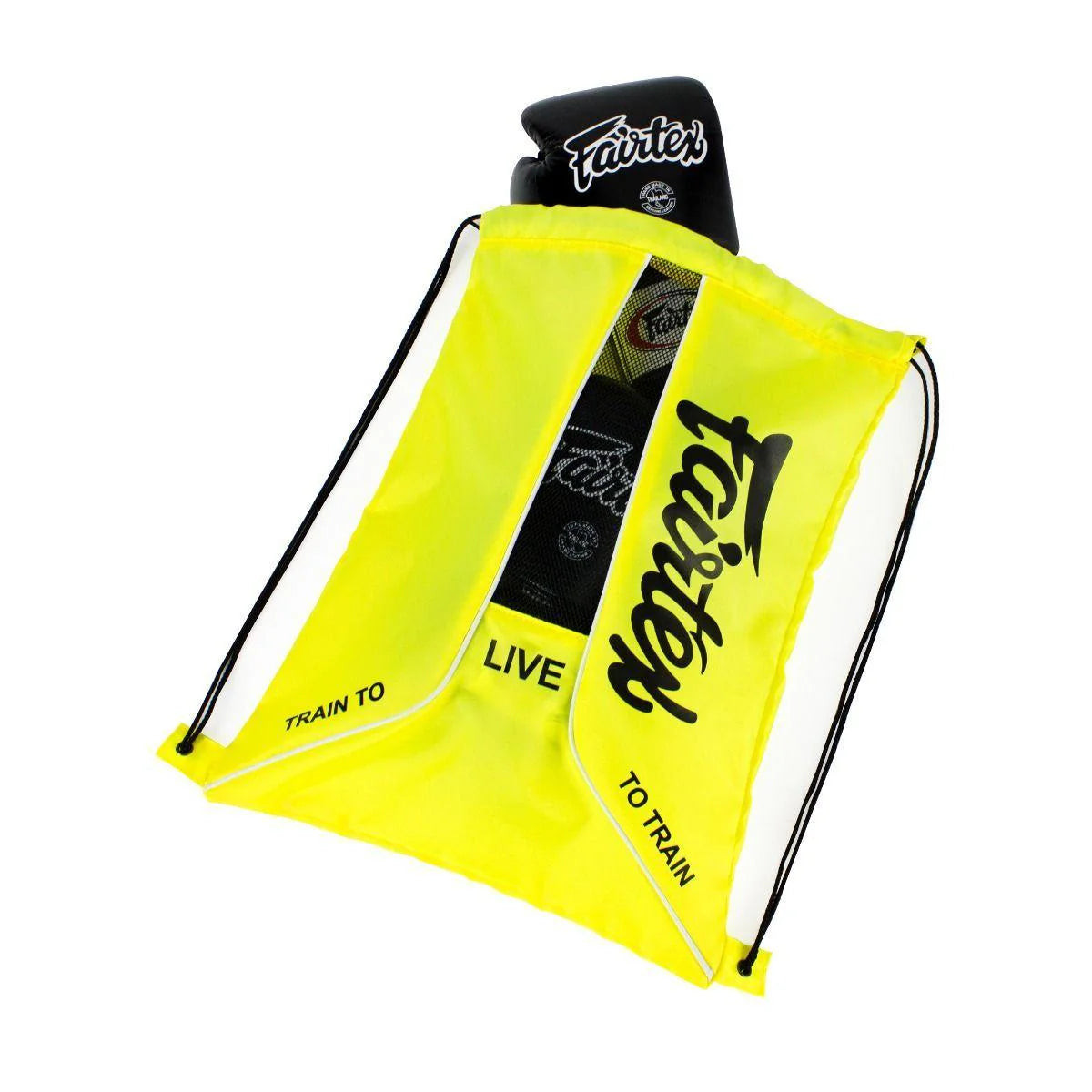 Fairtex SACK - BEACH BAG (Black-Orange-Yellow) - BAG6