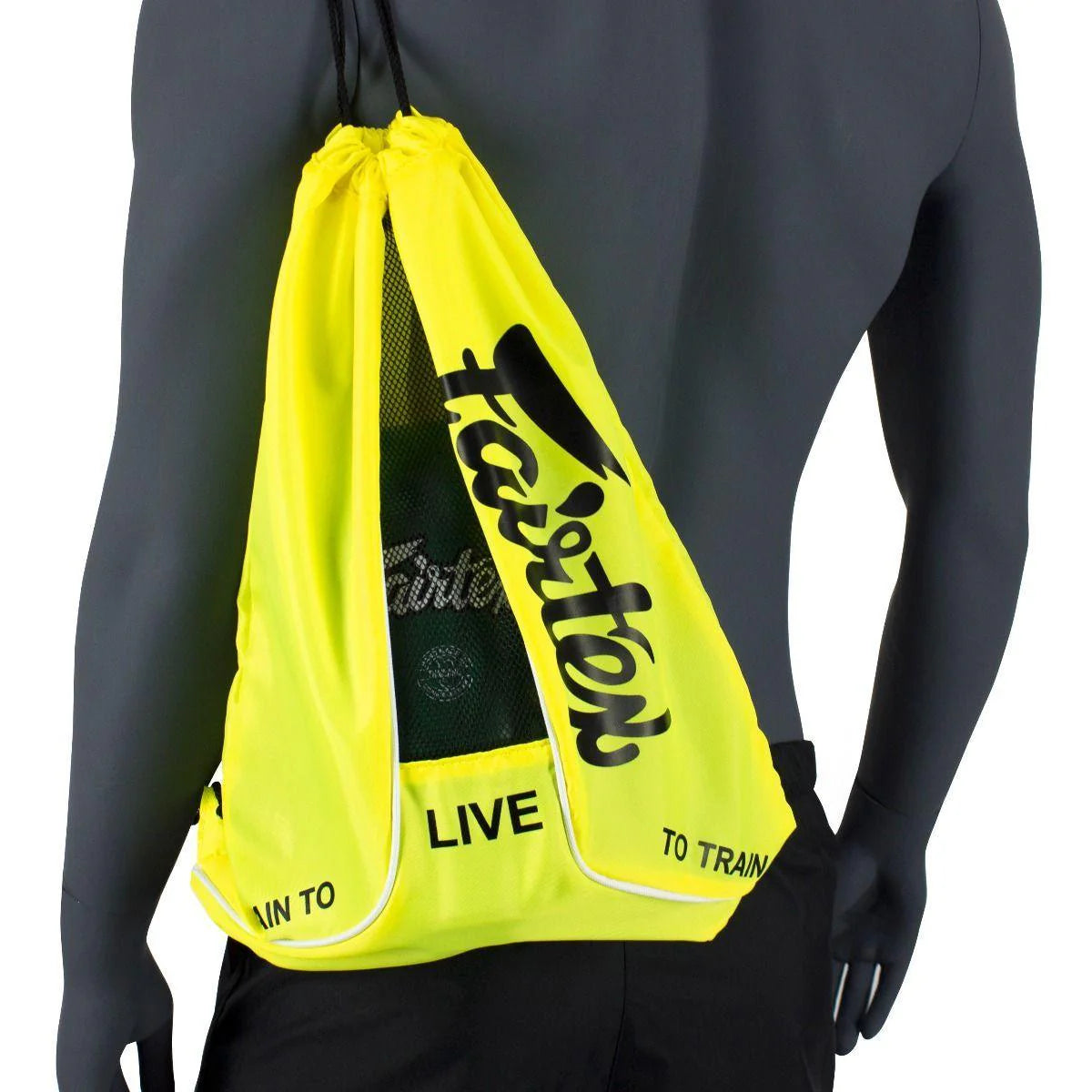 Fairtex SACK - BEACH BAG (Black-Orange-Yellow) - BAG6