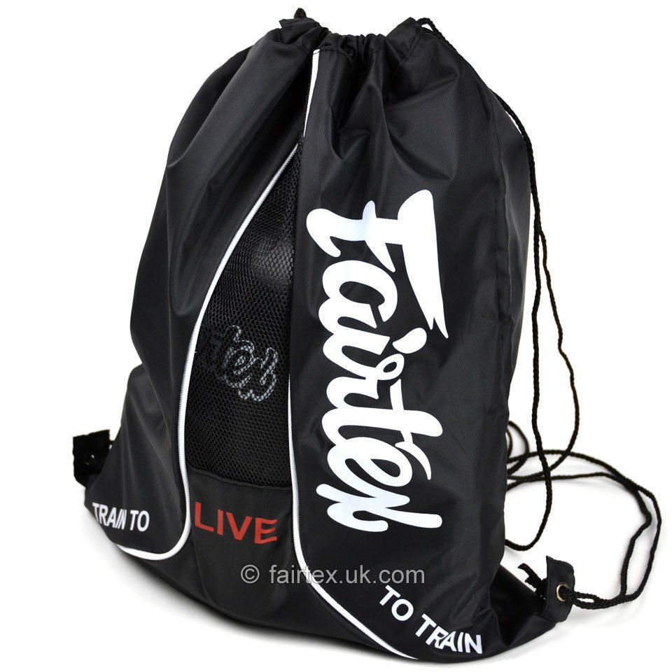 Fairtex SACK - BEACH BAG (Black-Orange-Yellow) - BAG6
