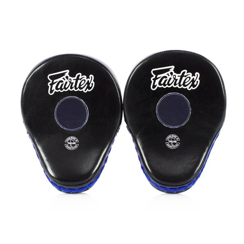 Fairtex "Ultimate Contour" FOCUS MITTS (Black / Blue) - FMV9