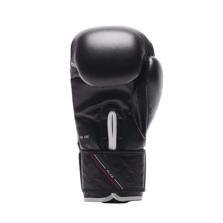 LEONE Gloves - Boxing Gloves "Flag" (Black) - GN212