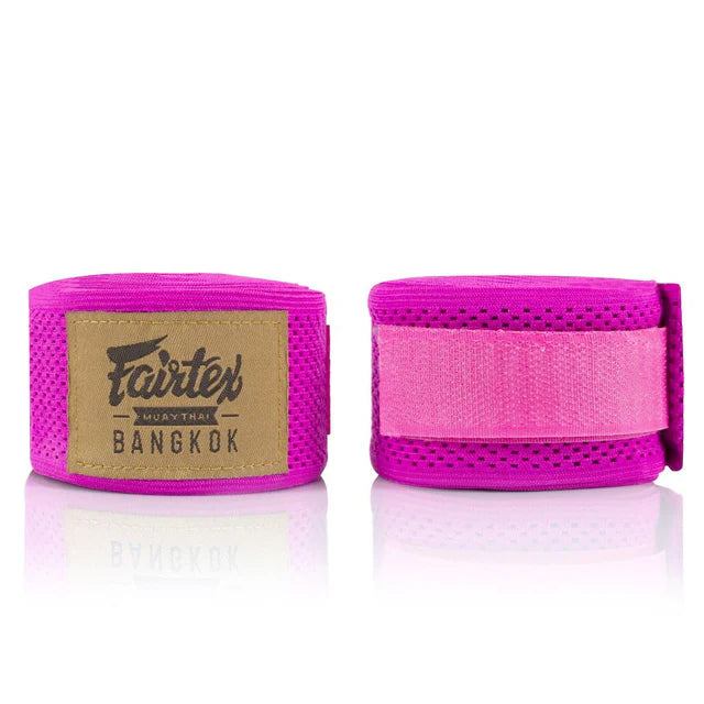 Fairtex HANDWRAPS (Grey-Black-Pink) - HW4