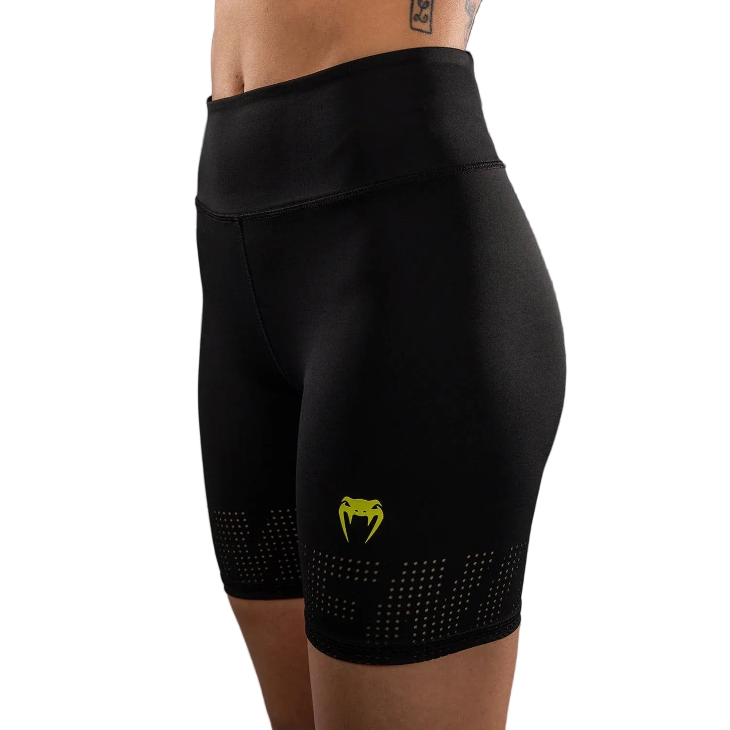 VENUM - Lazer Women's Compression Short - (Black/Yellow)