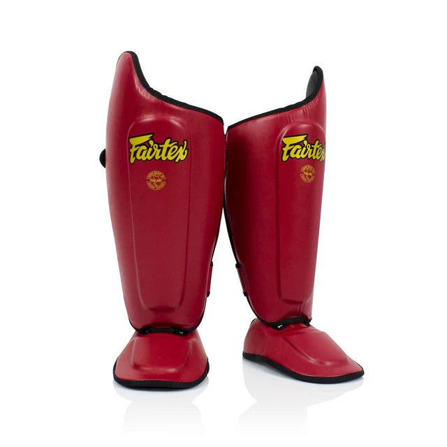 Fairtex ULTIMATE Competition SHIN PADS (Red) - SP8
