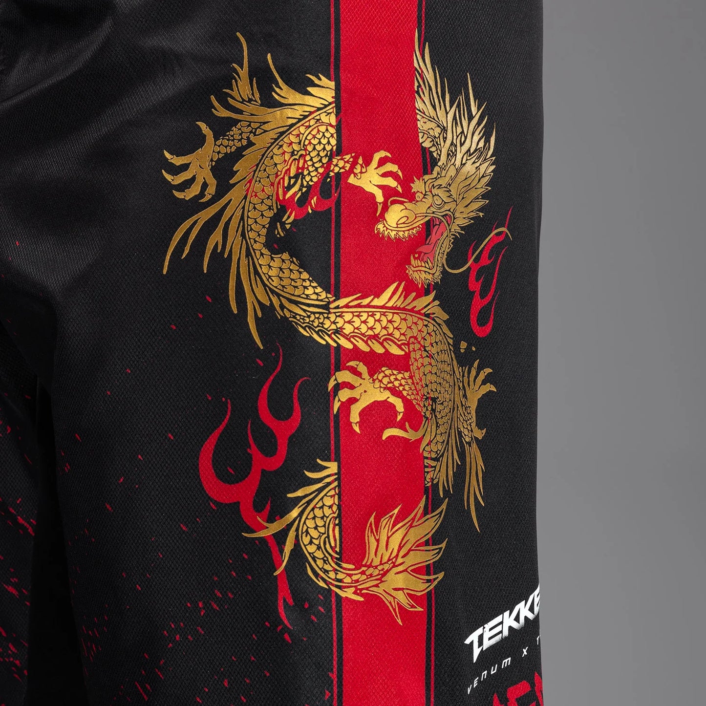 VENUM x TEKKEN 8 - Marshall Law MMA Short (Black/Red/Gold)
