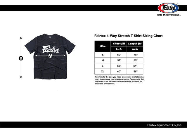Fairtex T-SHIRT STRETCHABLE - TST181