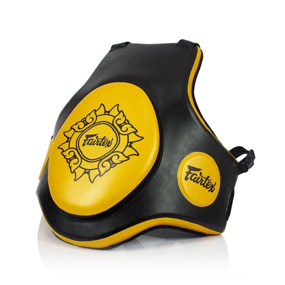 Fairtex Trainer Vest (Black / Golden) - TV2