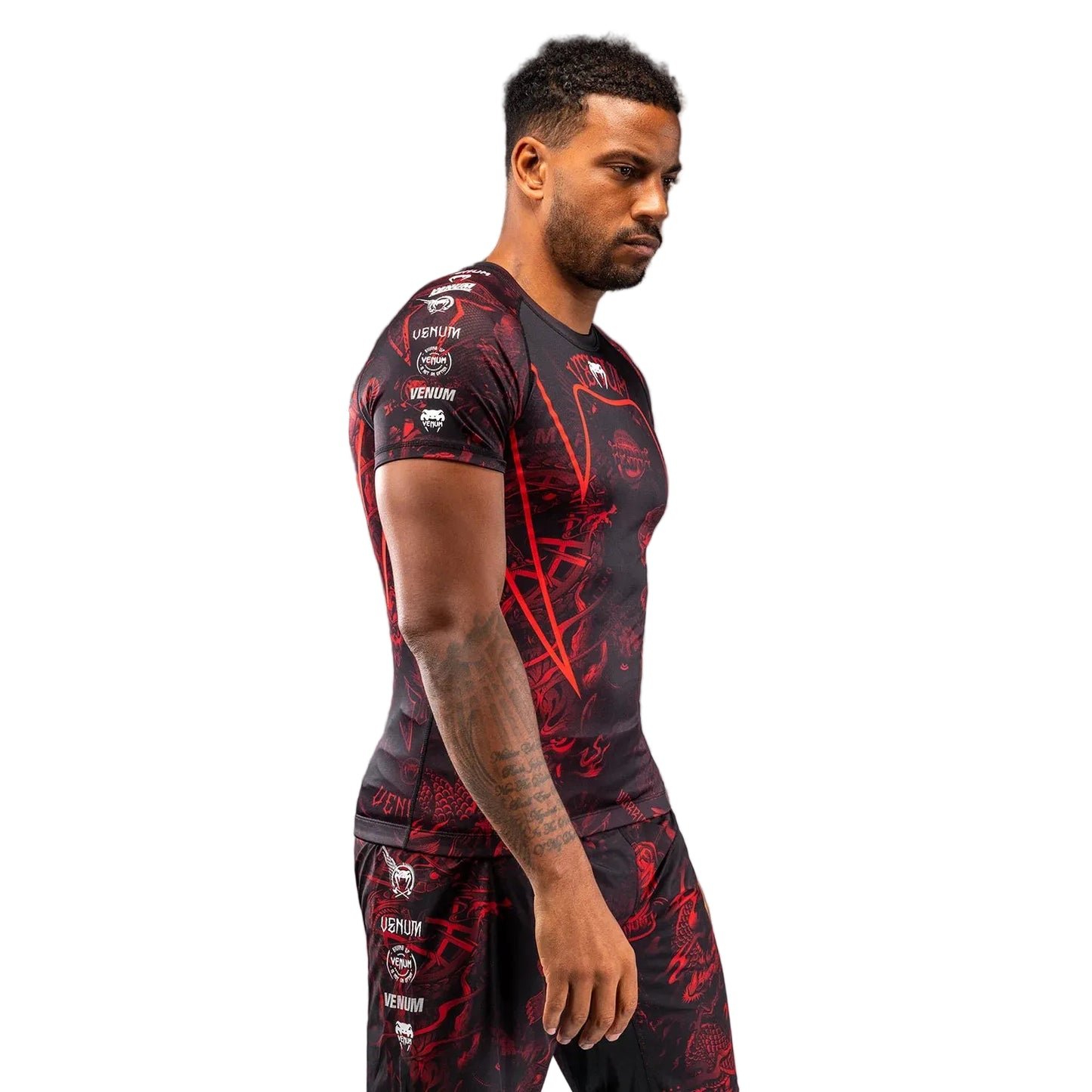 VENUM RASHGUARD 20th Anniversary Short Sleeve (Black/Red)