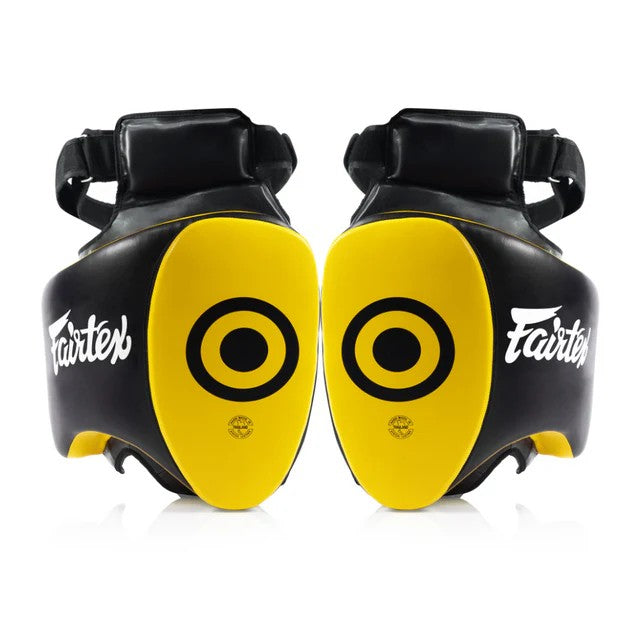 Fairtex Ultra Lite Thigh Pad (Black/Yellow) - TP5