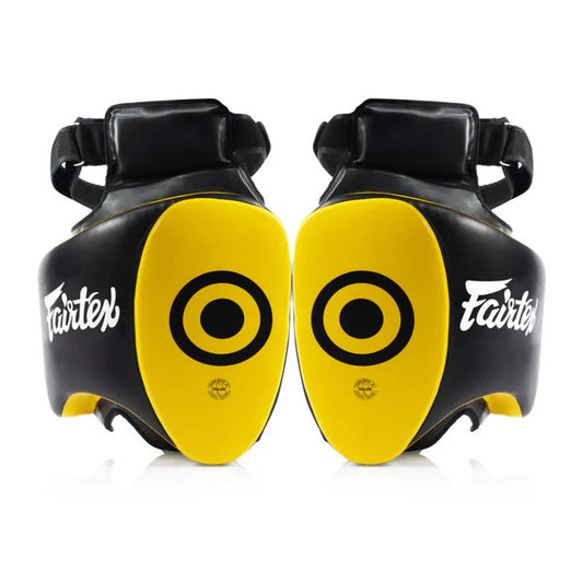 Fairtex Ultra Lite Thigh Pad (Black/Yellow) - TP5