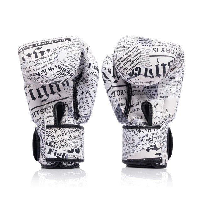 Fairtex BGV PREMIUM - "X FIGHT STORY" MUAY THAI / BOXING GLOVES Premium Leather