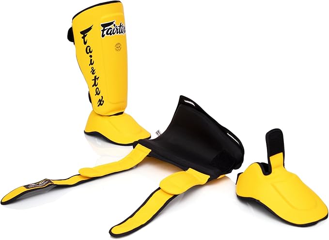Fairtex Detachable In-Step Shin Pads (Yellow) - SP7