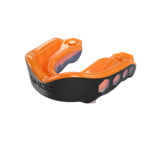 SHOCK DOCTOR - Mouthguard Gel Max (Black / Orange) - 6230BK/OR