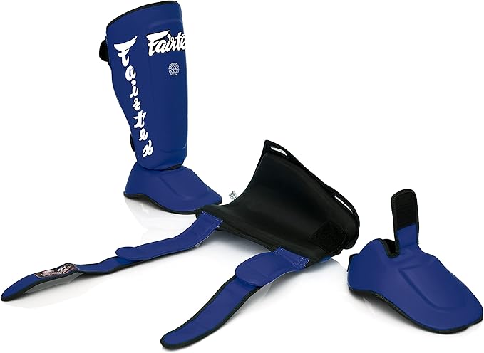 Fairtex Detachable In-Step Shin Pads (Blue) - SP7