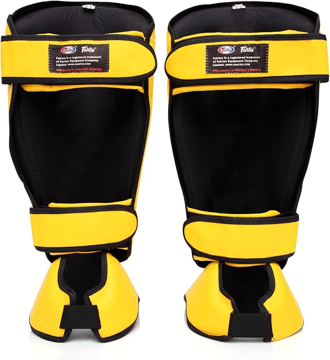 Fairtex Detachable In-Step Shin Pads (Yellow) - SP7