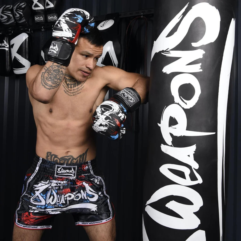 8WEAPONS - Muay Thai Short CUT LIKE A BLADE (Black-US)