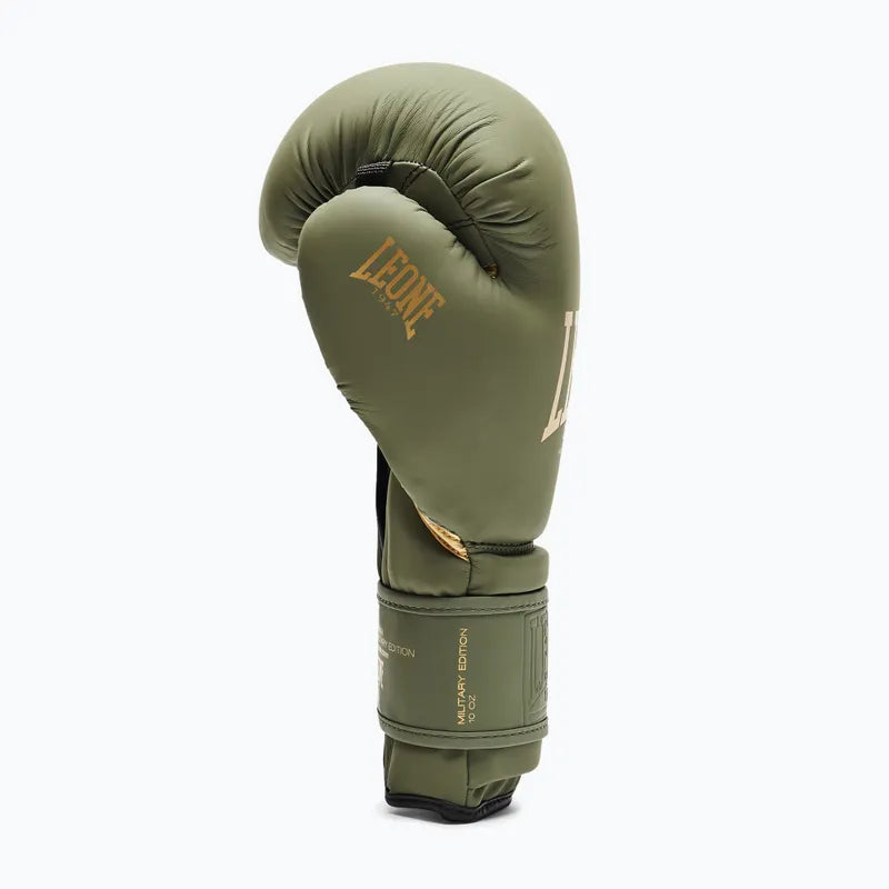 LEONE Gloves - Muay Thai / Boxing Gloves "IDOL" (Army Green) - GN059D