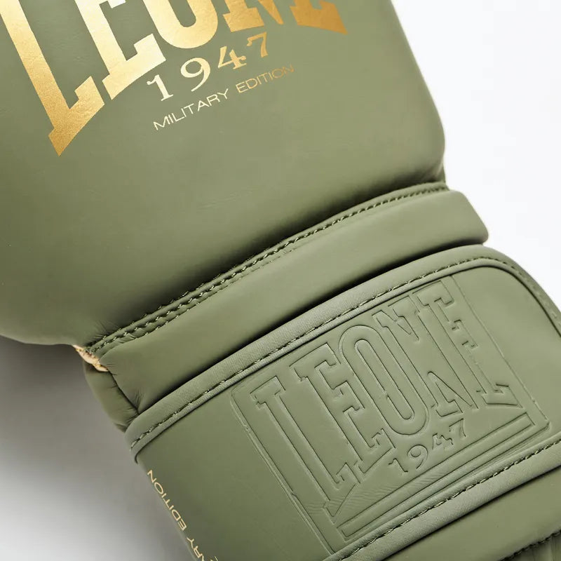 LEONE Gloves - Muay Thai / Boxing Gloves "IDOL" (Army Green) - GN059D