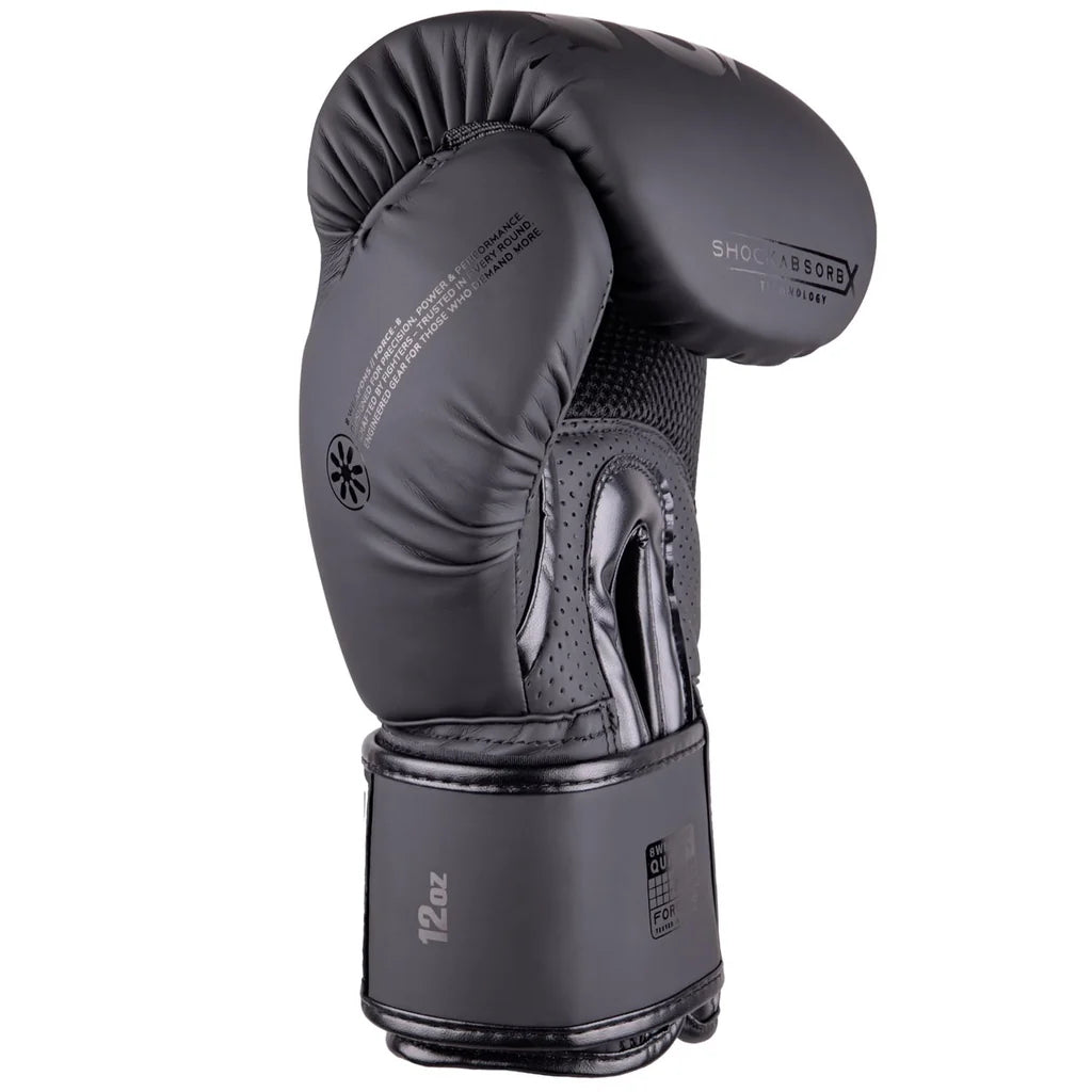 8WEAPONS - Force 8 Boxing Gloves (Black)