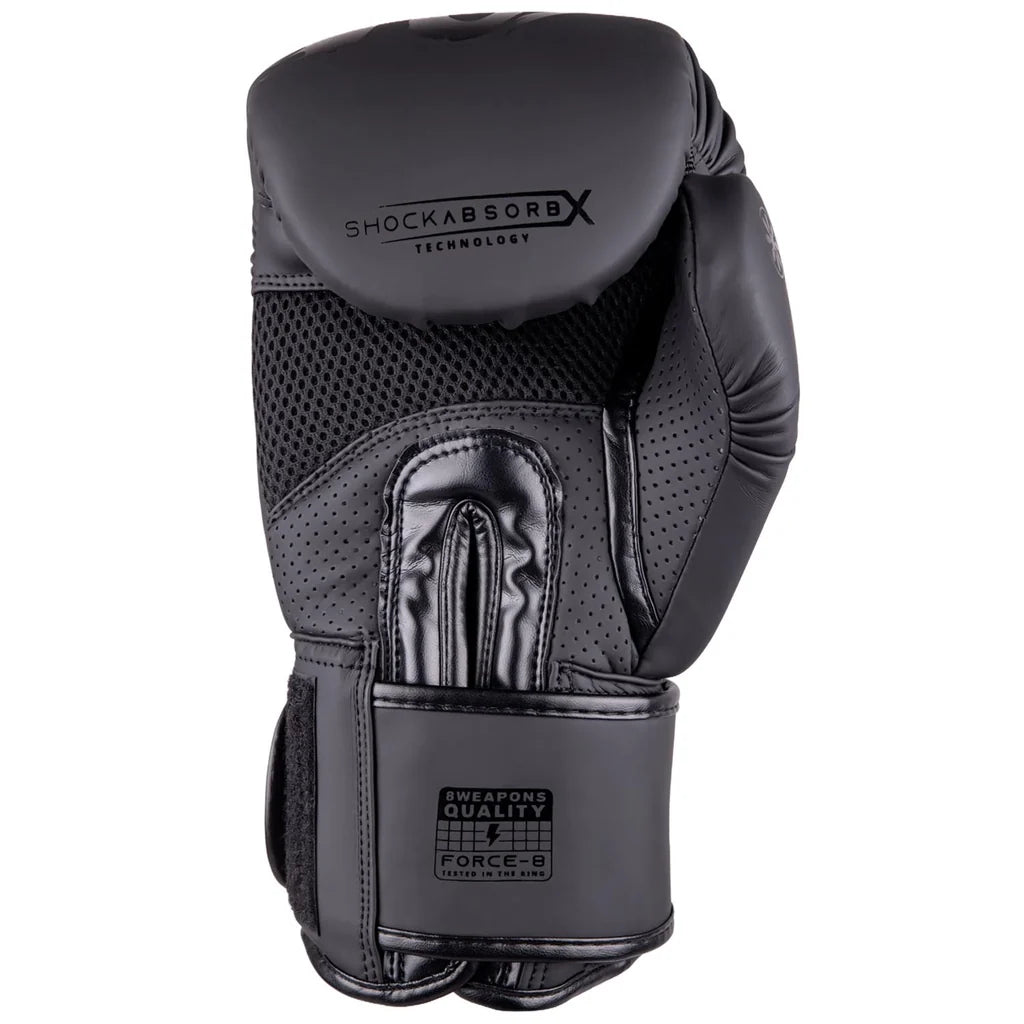 8WEAPONS - Force 8 Boxing Gloves (Black)