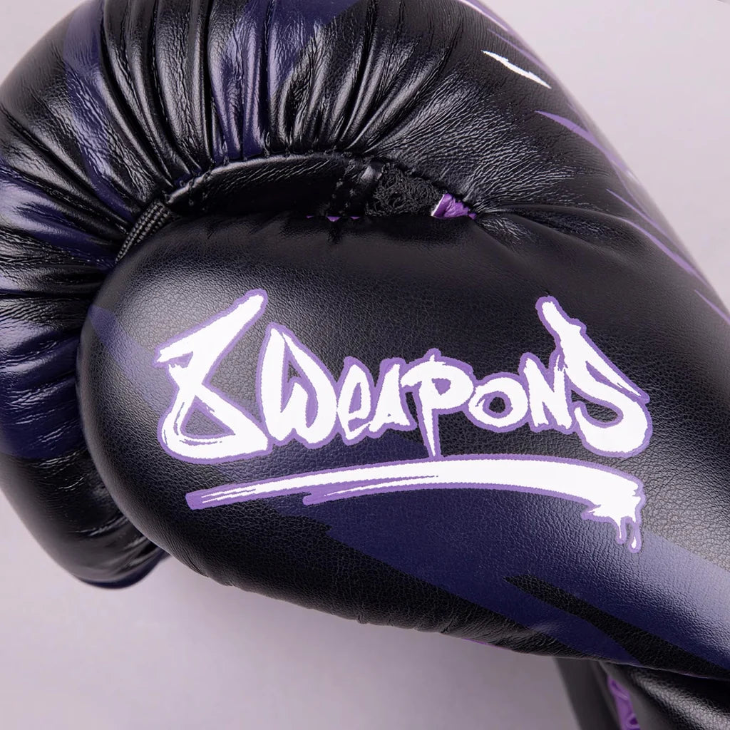 8WEAPONS - KIDS Beastial Panther Boxing Gloves (Purple-Black)