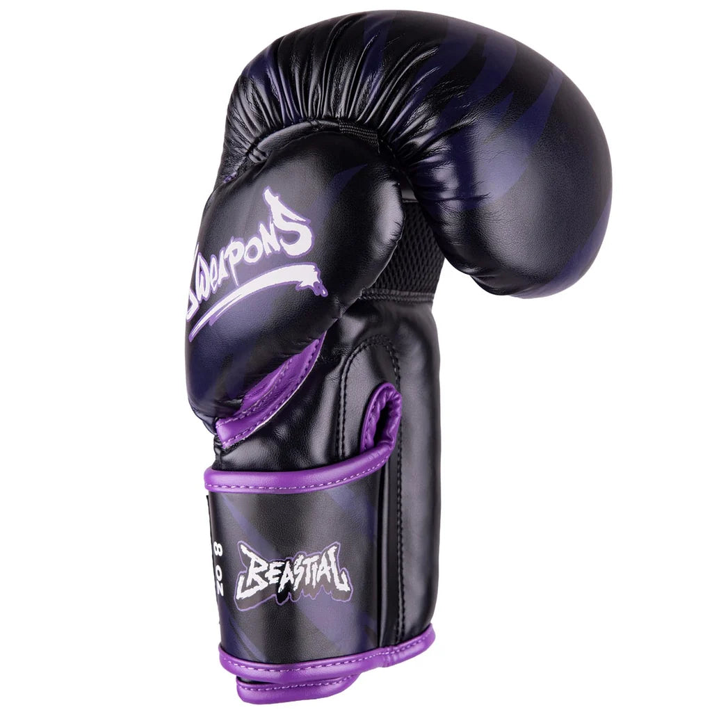 8WEAPONS - KIDS Beastial Panther Boxing Gloves (Purple-Black)