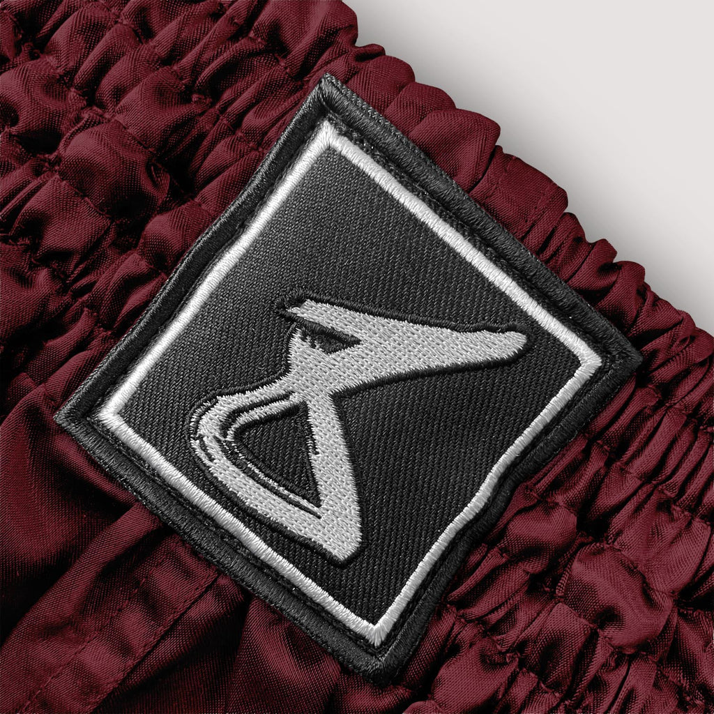 8WEAPONS - Muay Thai Short MONGOL (Burgundy)