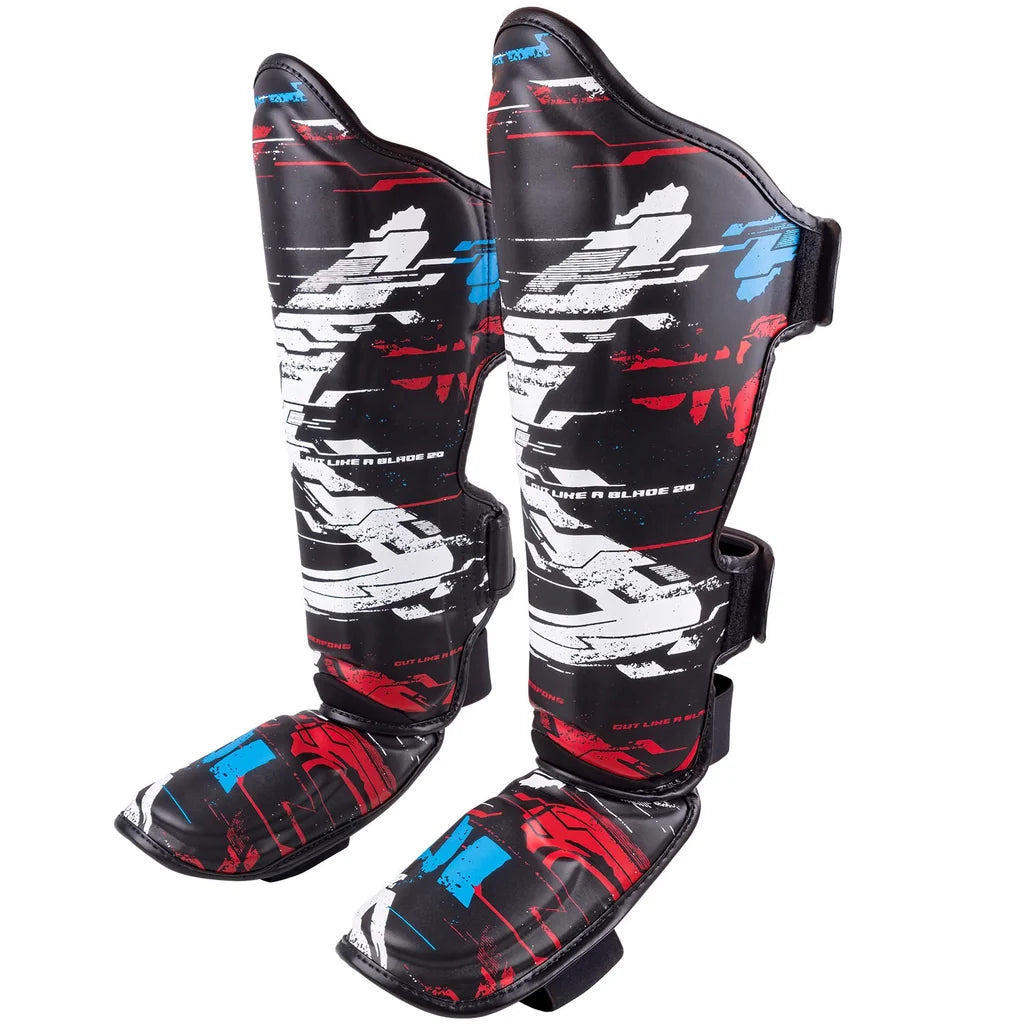 8WEAPONS - Shin Guards "Cut like a Blade" 2.0 (Black -US)