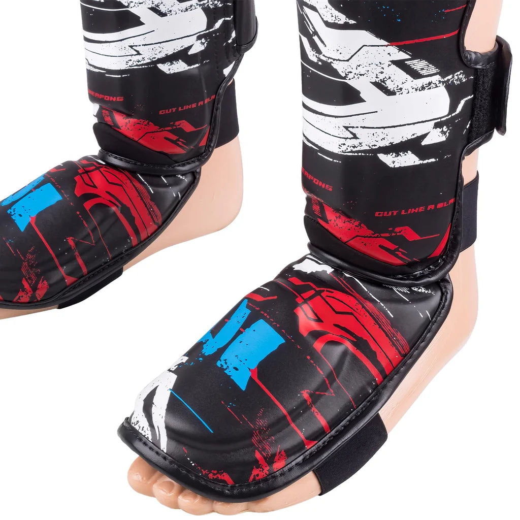 8WEAPONS - Shin Guards "Cut like a Blade" 2.0 (Black -US)