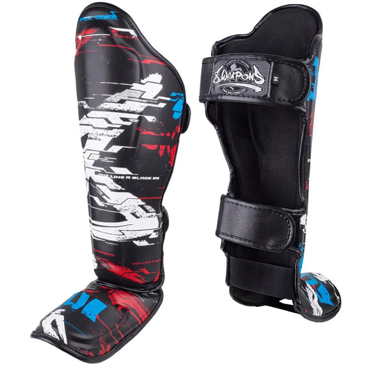 8WEAPONS - Shin Guards "Cut like a Blade" 2.0 (Black -US)