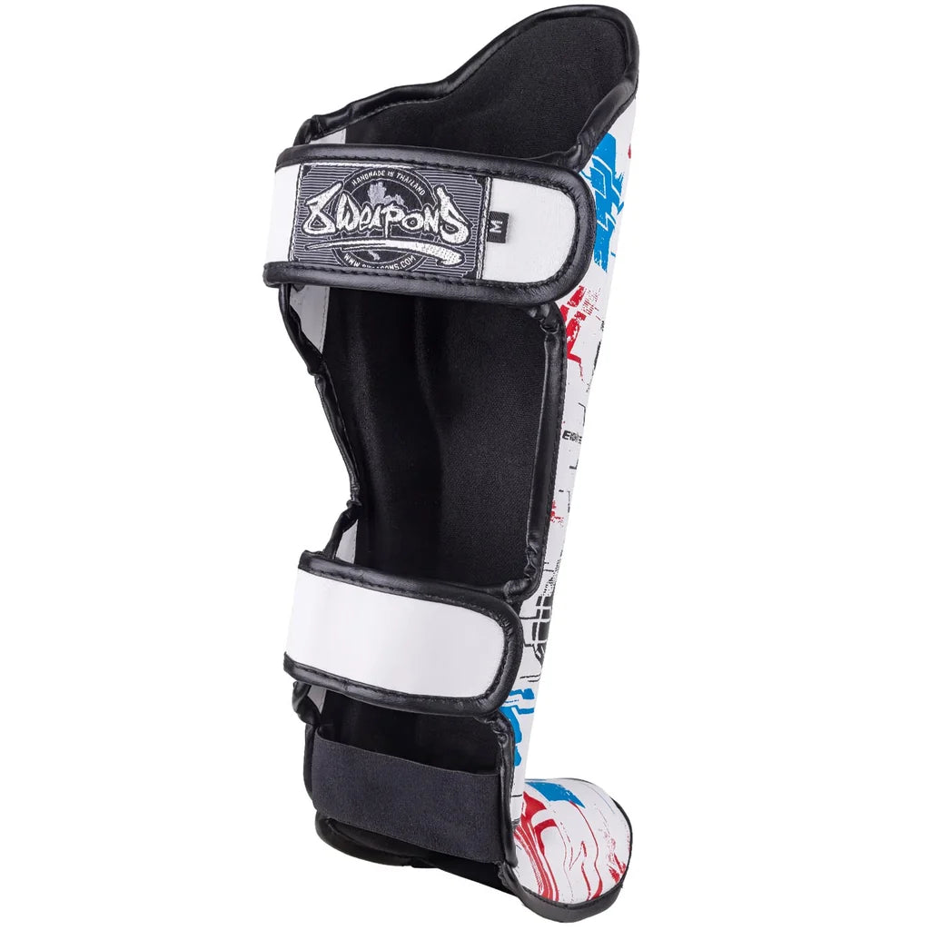 8WEAPONS - Shin Guards "Cut like a Blade" 2.0 (White -US)