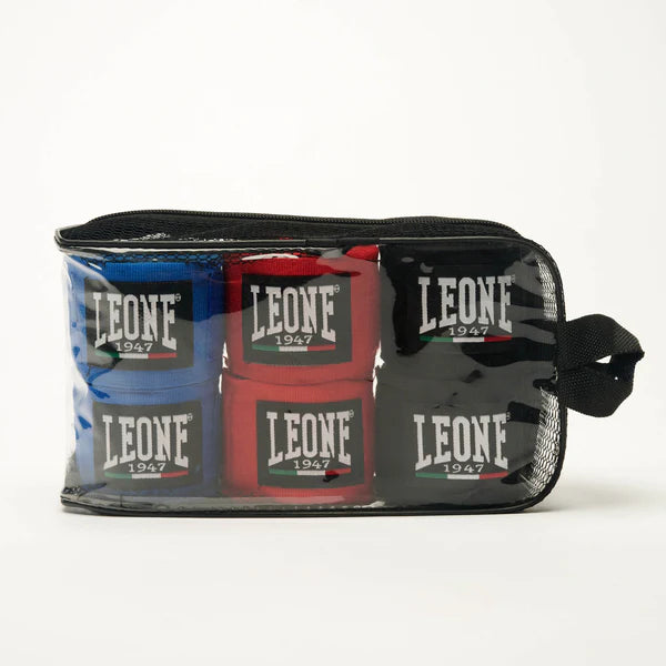 LEONE HANDWRAPS (PACKAGE of THREE) 2.5m - 3.5m - 4.5m (All Colours) - AB705P