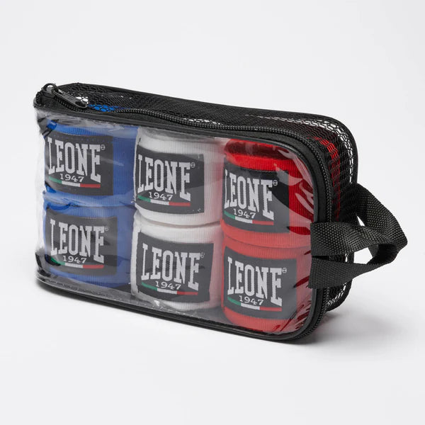 LEONE HANDWRAPS (PACKAGE of THREE) 2.5m - 3.5m - 4.5m (All Colours) - AB705P