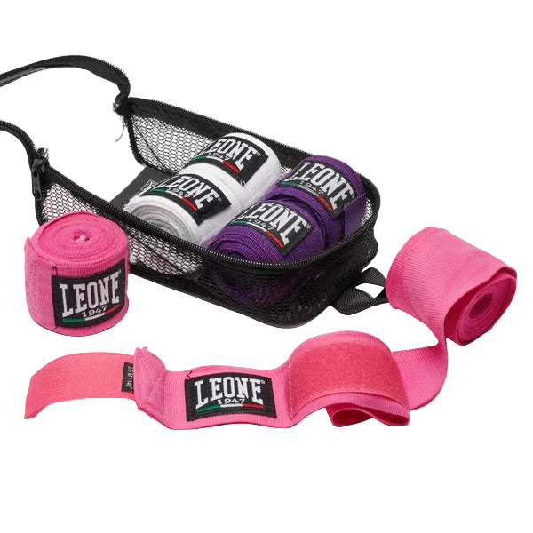 LEONE HANDWRAPS (PACKAGE of THREE) 2.5m - 3.5m - 4.5m (All Colours) - AB705P
