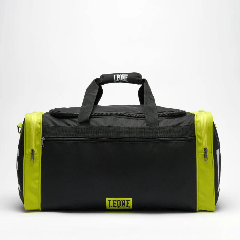 LEONE BAG COLOR BLOCK DUFFEL BAG (Black/Green) - AC956
