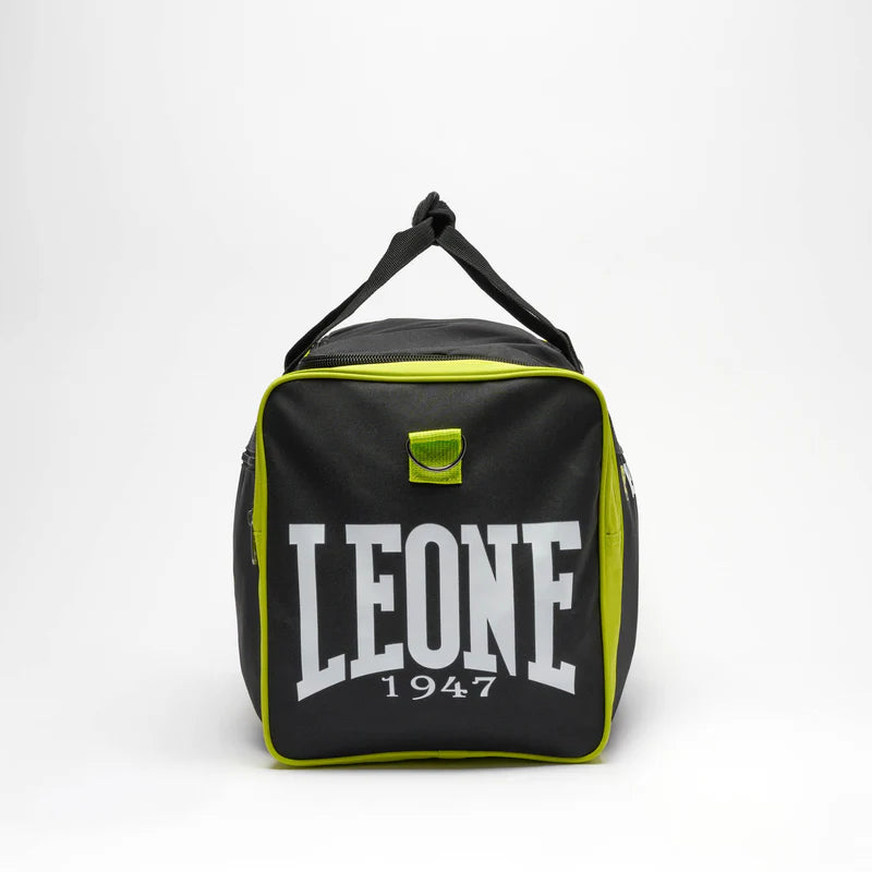 LEONE BAG COLOR BLOCK DUFFEL BAG (Black/Green) - AC956