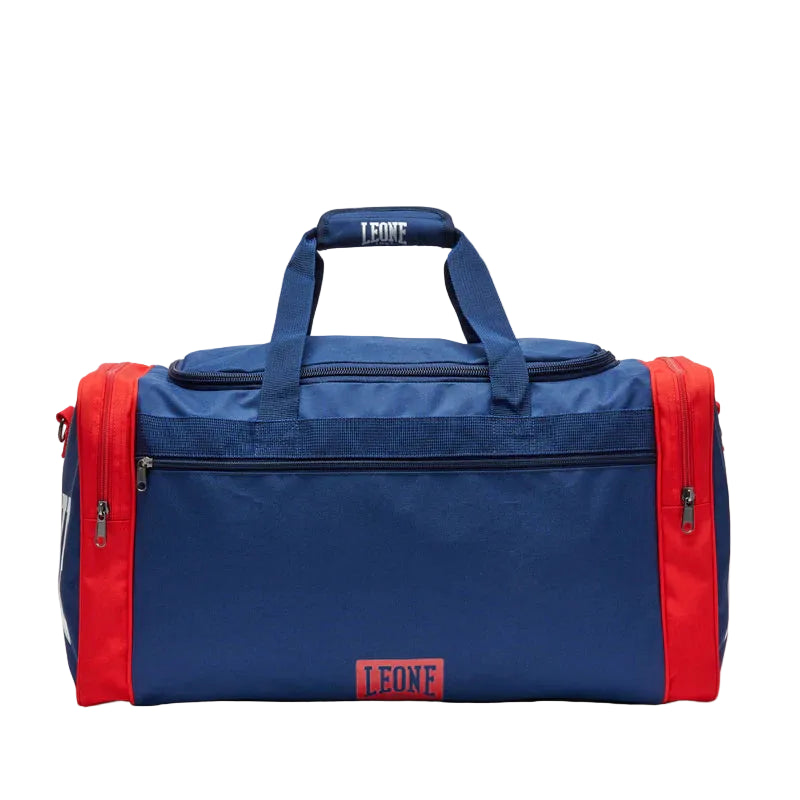 LEONE BAG COLOR BLOCK DUFFEL BAG (Blue/Red) - AC956