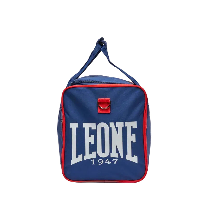 LEONE BAG COLOR BLOCK DUFFEL BAG (Blue/Red) - AC956