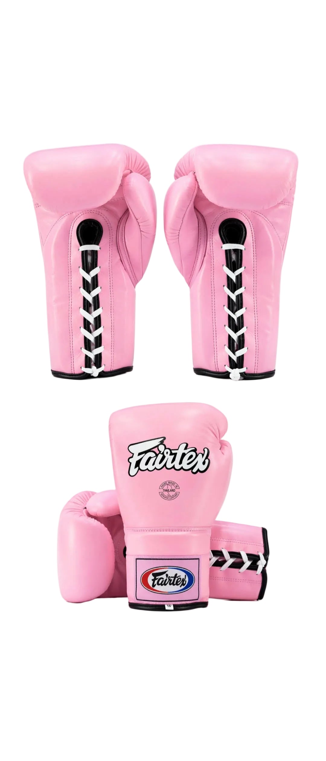 Fairtex BGL3- Pro Sparing Lace-up Gloves "Locked Thump"