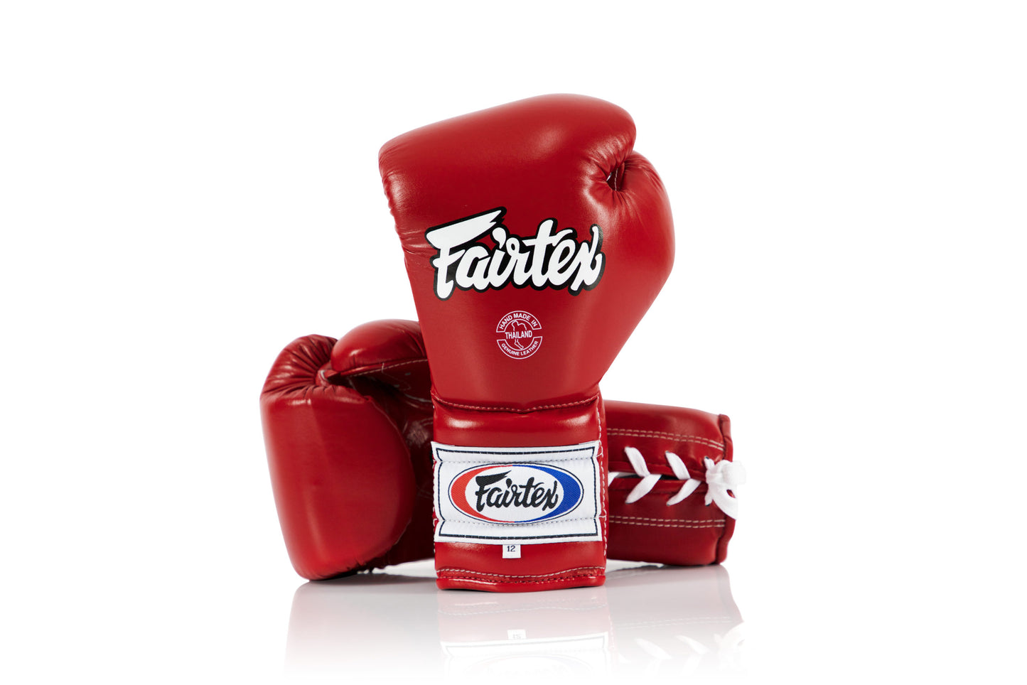 Fairtex BGL7-Pro Training Laced "Mexican Style" Gloves (Red)