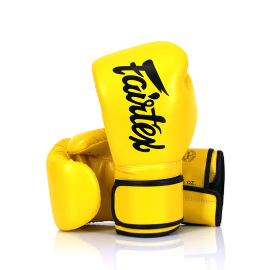 Fairtex MUAY THAI / BOXING GLOVES (YELLOW) - BGV14