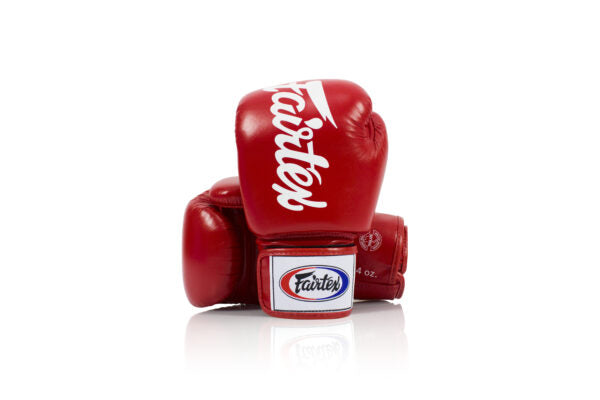 Fairtex BGV19 - "DELUXE Tight Fit" MUAY THAI / BOXING GLOVES (Colours) Premium Leather