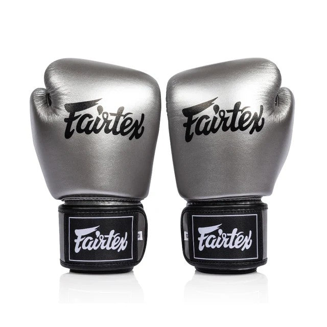 Fairtex BGV1C PLUS - "GUN METALLIC" MUAY THAI / BOXING GLOVES