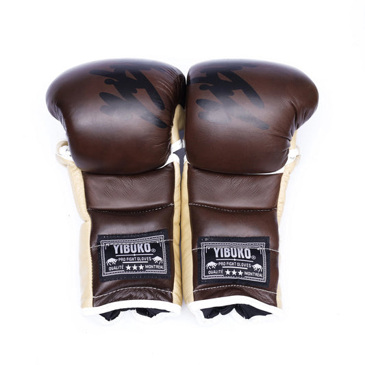 LACE-UP MMA GLOVE (BROWN)