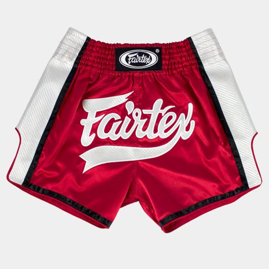 Fairtex MUAY THAI / BOXING SHORTS (Red White) - BS1704
