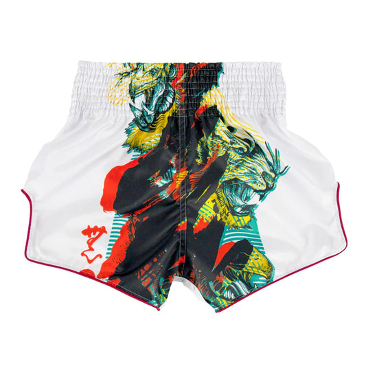 Fairtex MUAY THAI / BOXING SHORTS SATORU White - BS1908