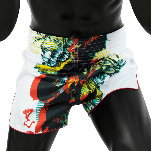 Fairtex MUAY THAI / BOXING SHORTS SATORU White - BS1908