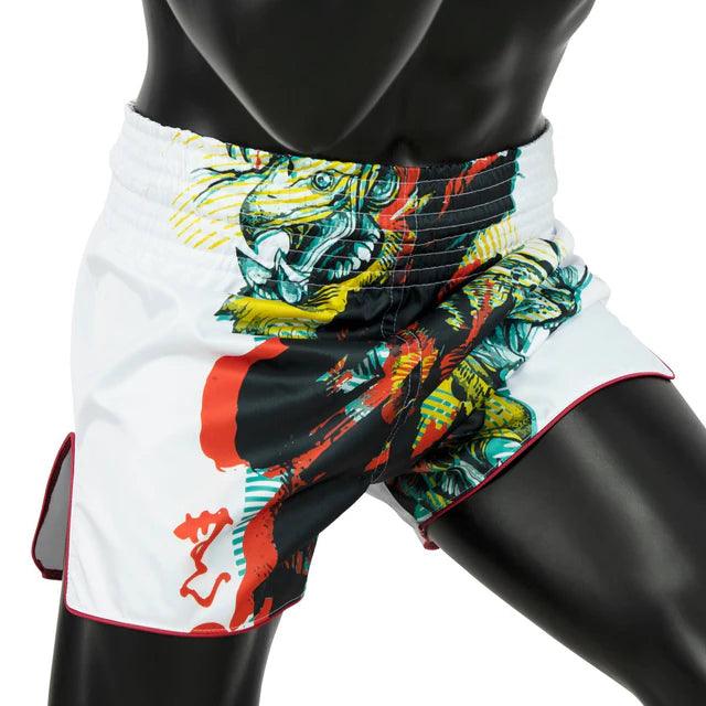 Fairtex MUAY THAI / BOXING SHORTS SATORU White - BS1908