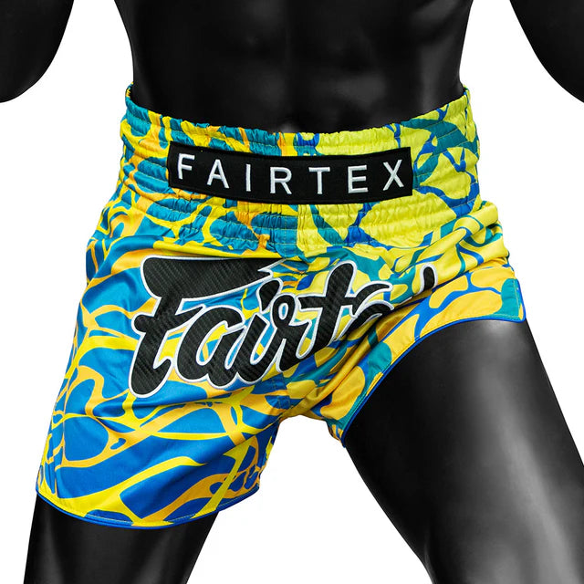 Fairtex MUAY THAI / BOXING SHORTS MAGMA 'Green' - BS19127
